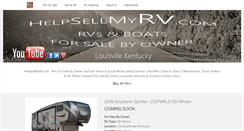 Desktop Screenshot of helpsellmyrv.com